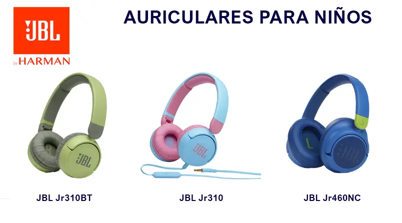 Auriculares y headphones para niños JBL